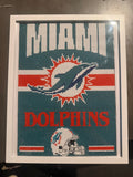 Miami Dolphins framed Diamond art