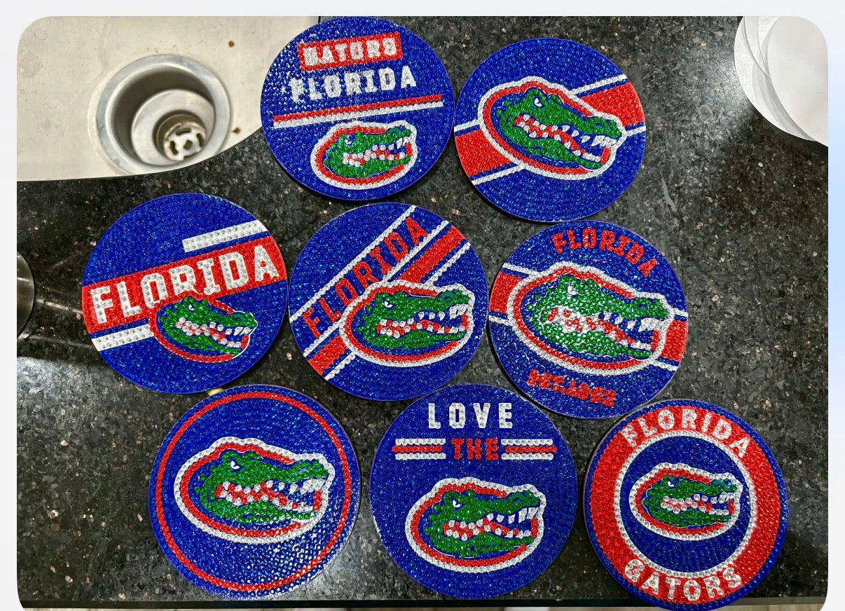 University of Florida coasters diamond art
